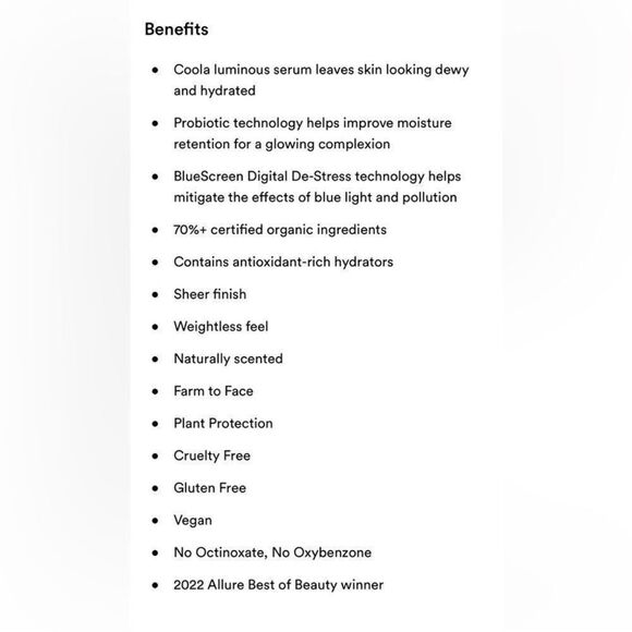 $5 🌙 Coola Dew Good Illuminating‎ Serum 🆕 + SPF 30 12/26 - Picture 4 of 4